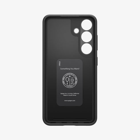 ACS07281 - Galaxy S24 Ultra Case Thin Fit in Black showing the back